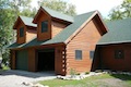 Custom Log Homes Built by Carlton Construction MN.
