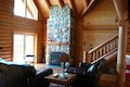 Custom Log Homes Built by Carlton Construction MN.