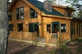 Custom Log Homes Built by Carlton Construction MN.